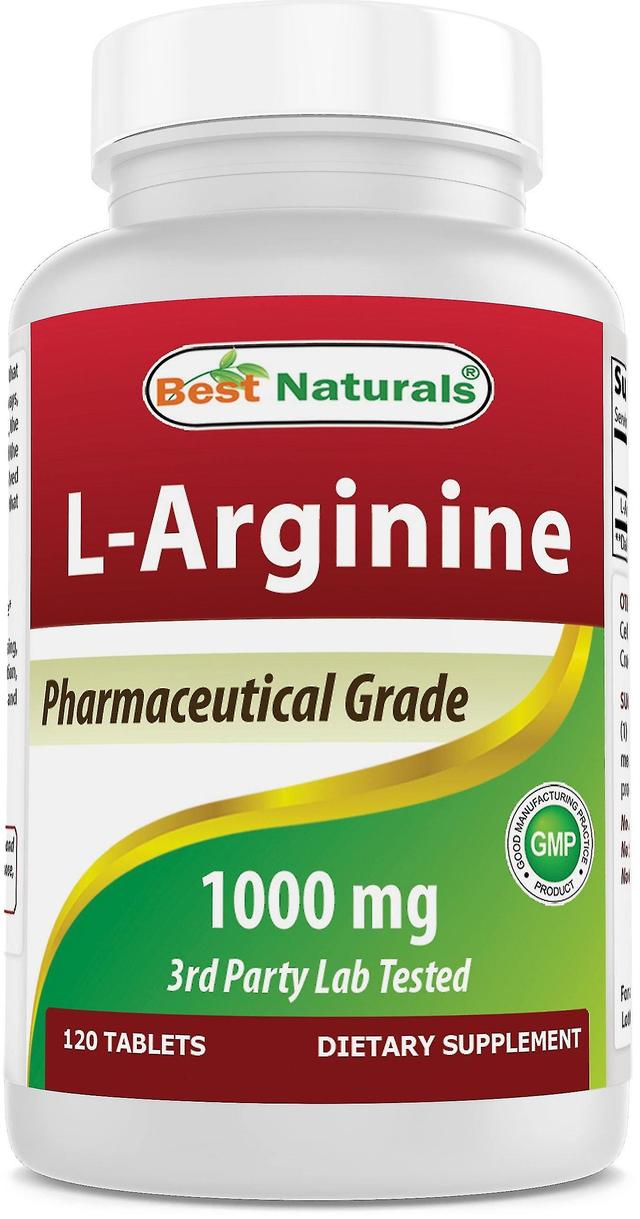 Best Naturals L-arginine 1000mg 120 Tabletten on Productcaster.