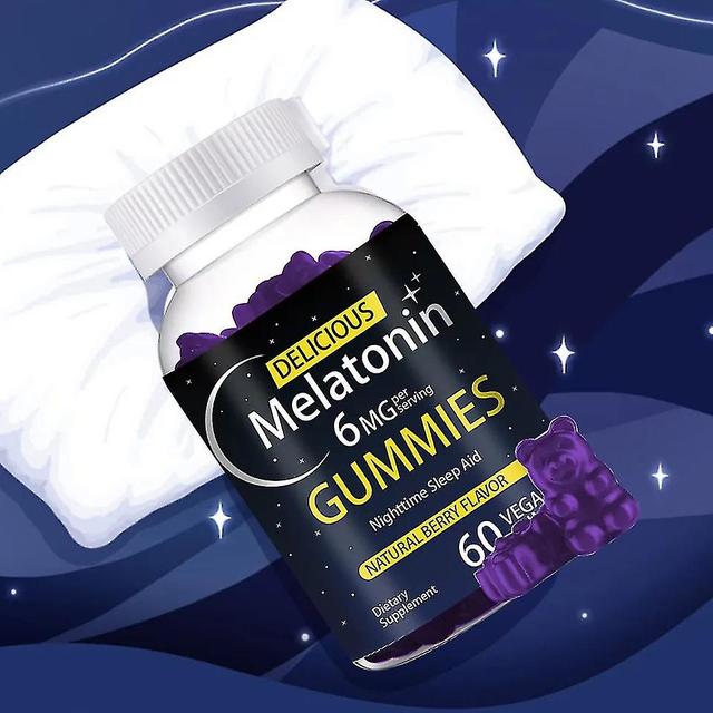 2 Pack Melatonina 6 mg Gummies Immune Plus Sleep Melatonina Vitamin Gummies on Productcaster.