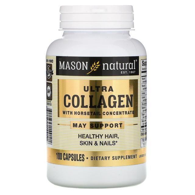 Mason Natural, Ultra Collagen with Horsetail Concentrate, 100 kapselia on Productcaster.