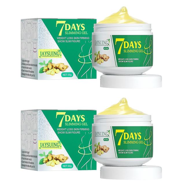 Slimming Cream for Belly Fat, Organic Mustard Ointment for Cellulite, Ginger Fat Burning Cream, Anti 2pcs on Productcaster.