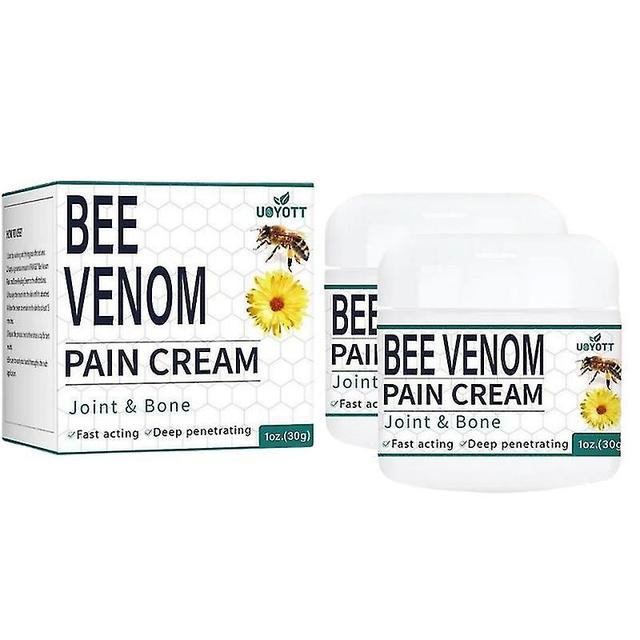 2pcs Bee Venom Pain Cream For Joint Bone Healing Arthritis Pain Relief Care Cream -GSL on Productcaster.