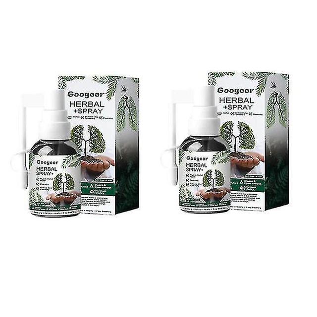 2x Respinature Herbal Lung Cleanse Mist-powerful Lung Support,30ml Herbal Spray on Productcaster.