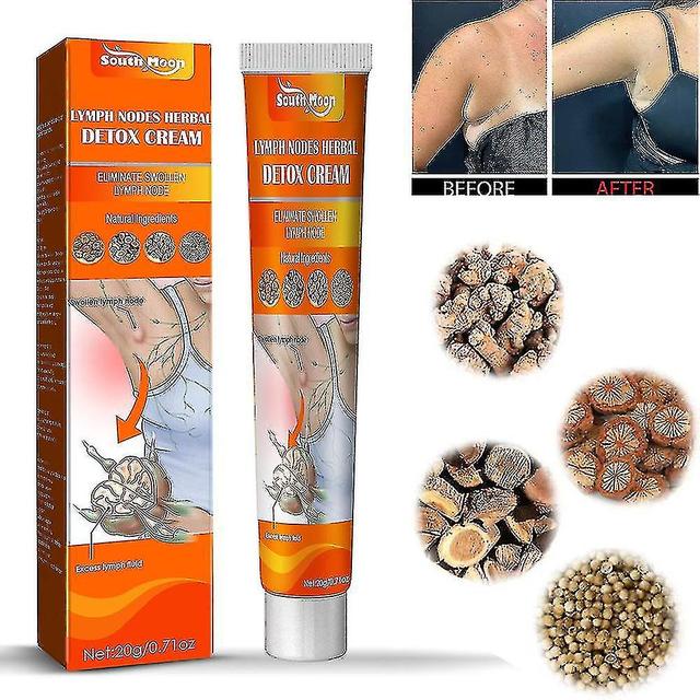 Guoguo Lymph Nodes Herbal Detox Cream Anti-swelling Lymphatic Detox Skin Care Cream_l24 2PCS on Productcaster.