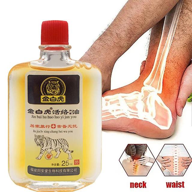 Aswei 2024 25ml Tiger Balm HuoLuo olie til reumatisk slidgigt Knoglesporer Cervikal spondylose Iskias ben smertelindring gips on Productcaster.