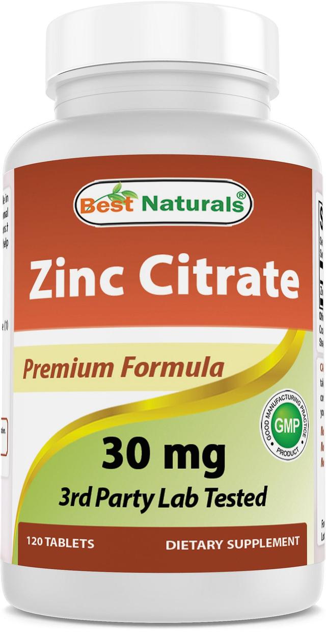 Best naturals zinc citrate 30 mg - immune support - 120 tablets on Productcaster.