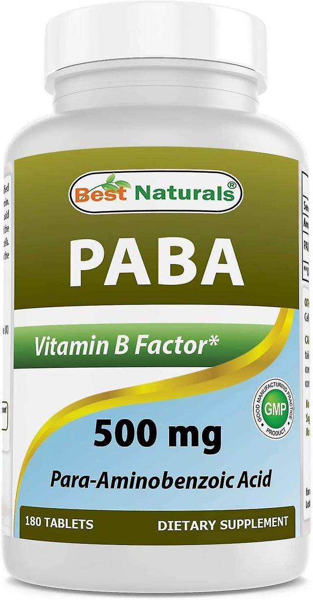 Best naturals paba 500 mg 180 tablets on Productcaster.