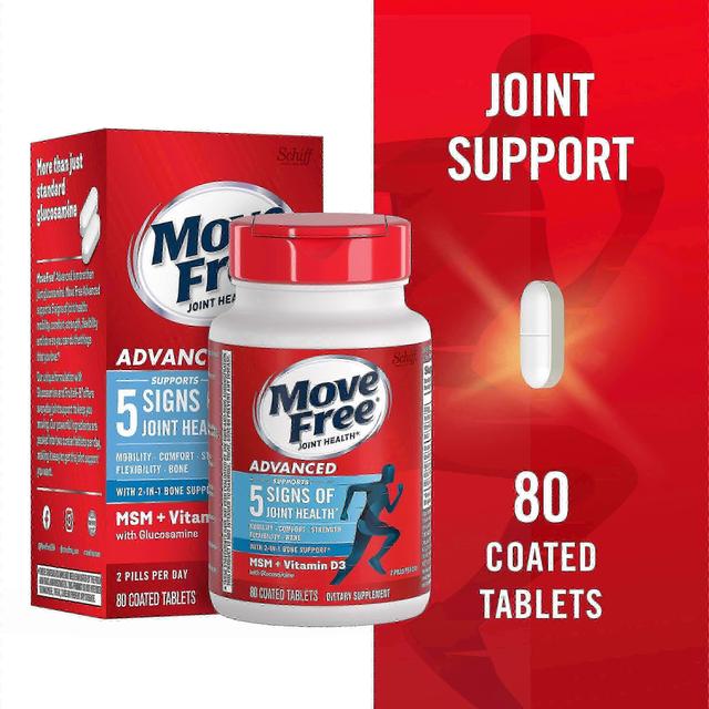 Move free advanced plus msm and vitamin d3, tablets, 80 ea on Productcaster.