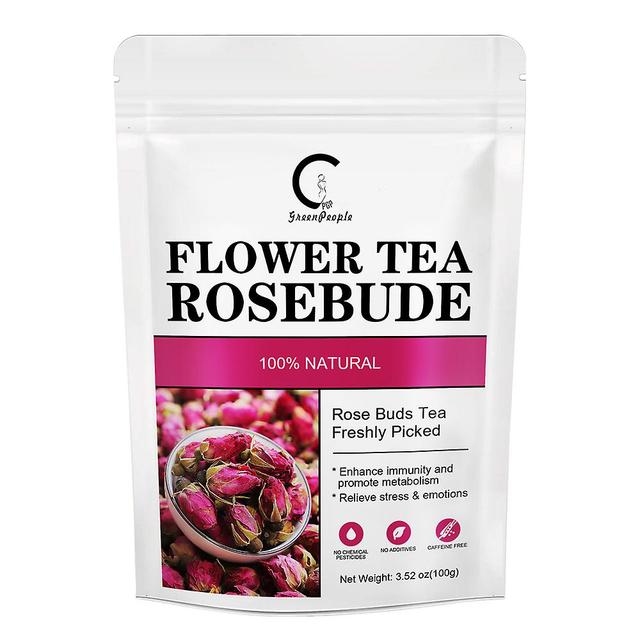 Tib Greenpeople Natural Dried Rose Flower Tea Polyphenols Relievestress Help Sleep Women Health&ty Careproduct 100g on Productcaster.