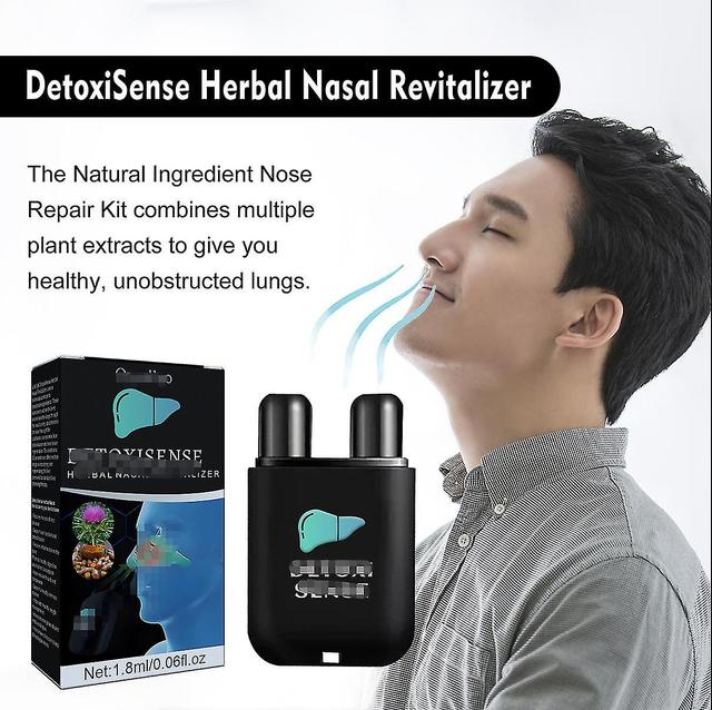 Vegan Liver Cleaning Nasal Herbal Box, Detoxi Sense Herbal Revitalizer Nasal, Nasal Herbal Box Fígado on Productcaster.