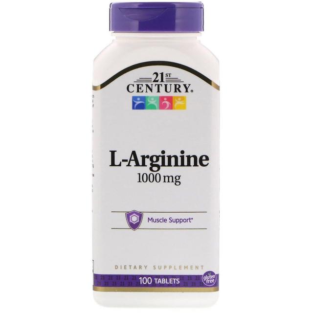 21st Century, L-Arginine, 1,000 mg, 100 Tablets on Productcaster.