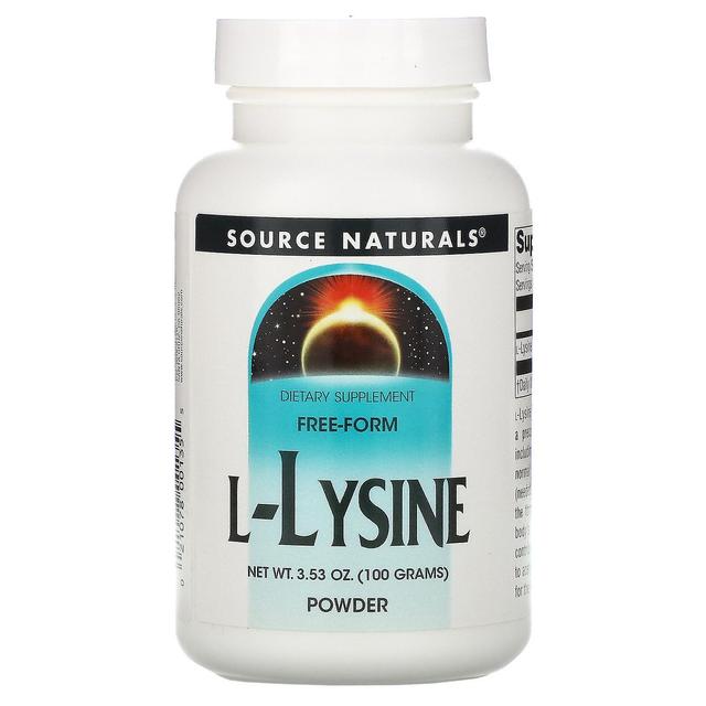 Source Naturals, L-Lysine Powder, 3.53 oz (100 g) on Productcaster.