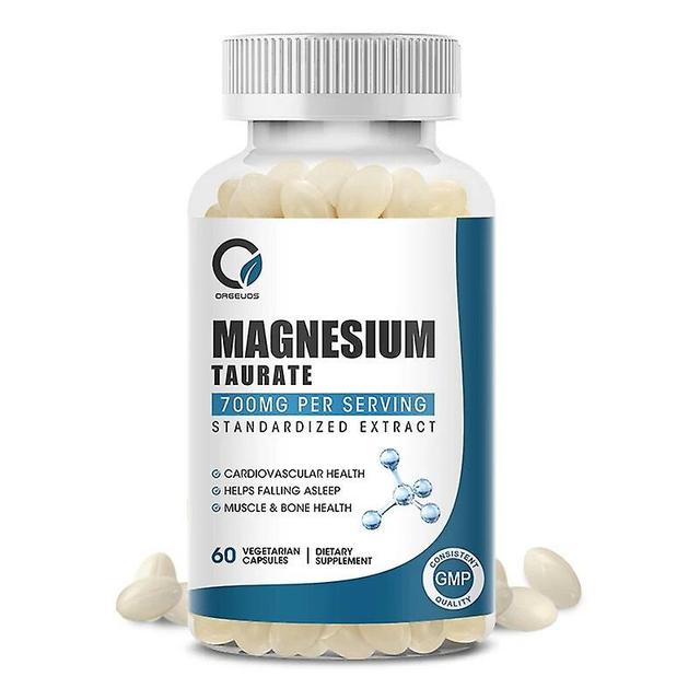 Magnesium Supplement Softgel, Magnesium Taurine with Vitamin B6,D3 Healthy Muscle Function, Nerve and Heart Dietary SupplementTIB TIB . 60pcs on Productcaster.