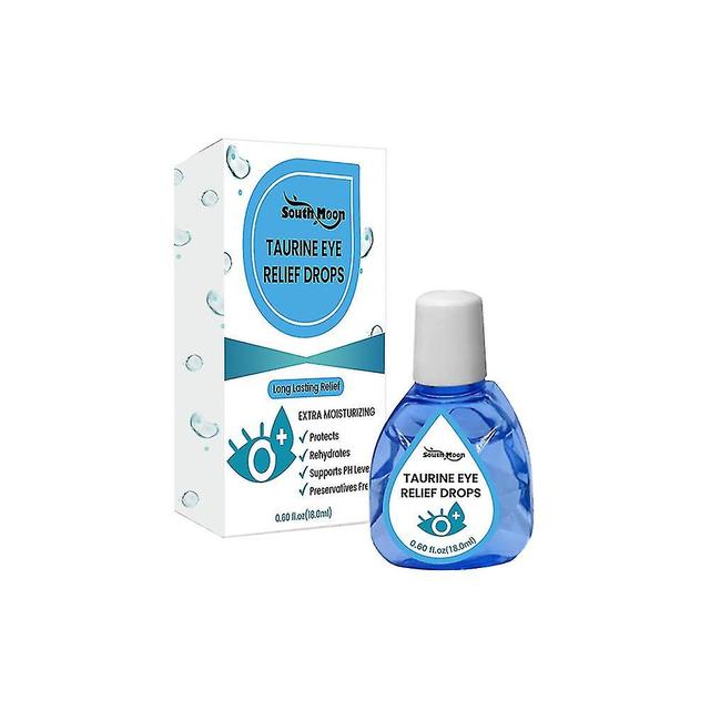 Gouttes de soulagement oculaire à la taurine de 18 ml, fluide de soin des yeux, gouttes oculaires apaisantes, soulagent la fatigue oculaire à l’int... on Productcaster.