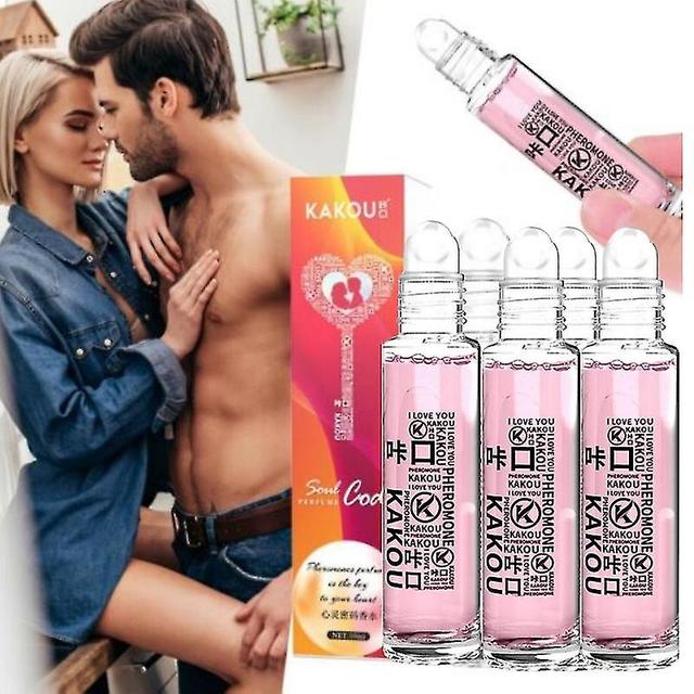 5Pcs Long Lasting Pheromone Perfume Aphrodisiac For Men Women Perfume 10ml on Productcaster.