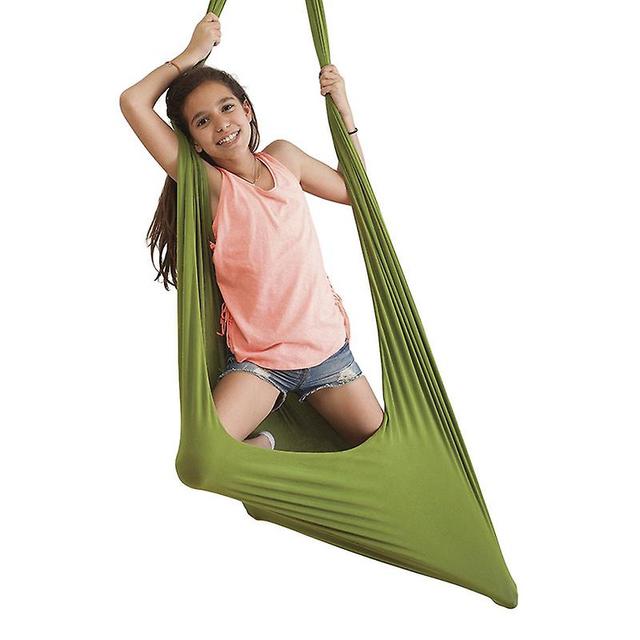 Qisheng Children's Therapy Swing Grass Green 100*128CM on Productcaster.