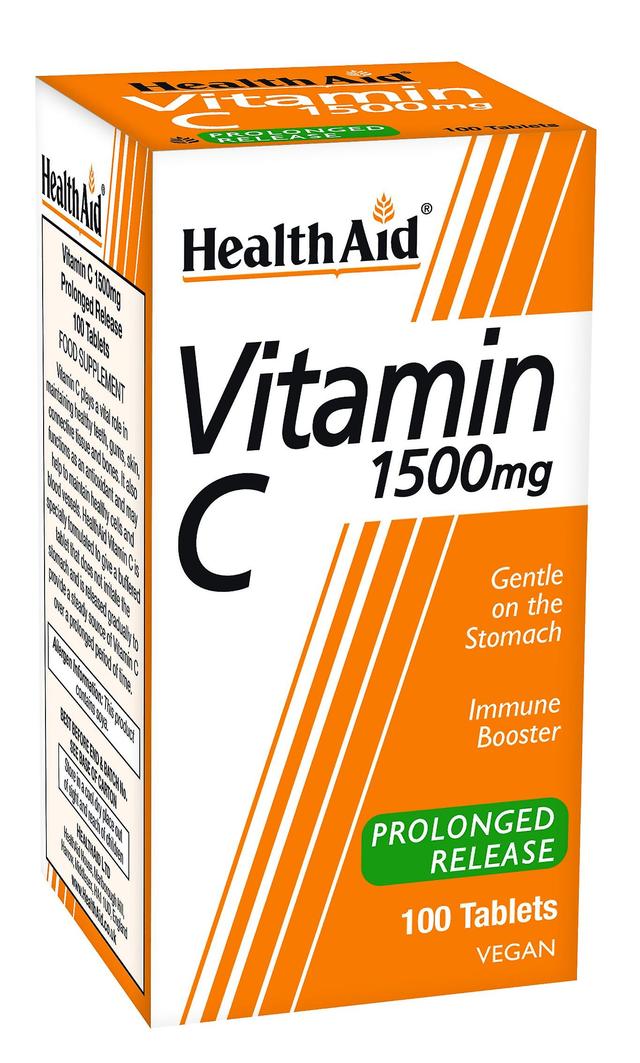 Health Aid Vitamin C 1500mg - Prolonged Release, 100 Tablets on Productcaster.