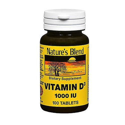 Nature's Blend Vitamin D3, 1000 IU, 100 Tabs (Pack of 2) on Productcaster.