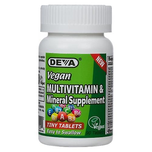 Deva Vegan Vitamins Vegan Tiny Tab Multivitamín & Mineral, 90 kariet (balenie po 4) on Productcaster.