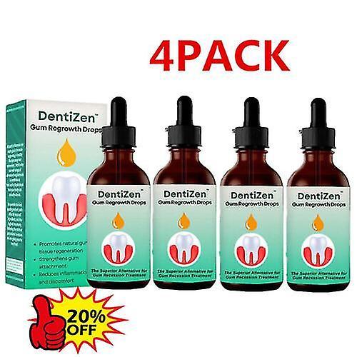 4 Stück Dentizen Zahnfleisch Nachwuchstropfen 30ml on Productcaster.