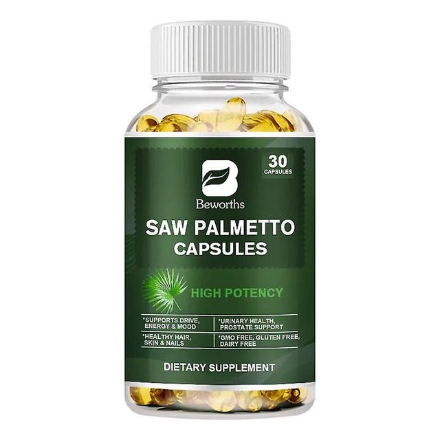 Visgaler Saw Palmetto Prostata-Ergänzungen reduzieren Prostataentzündungen DHT-Blocker Haarwachstum für Männer, um Glatzen und Haarausfall zu reduz... on Productcaster.