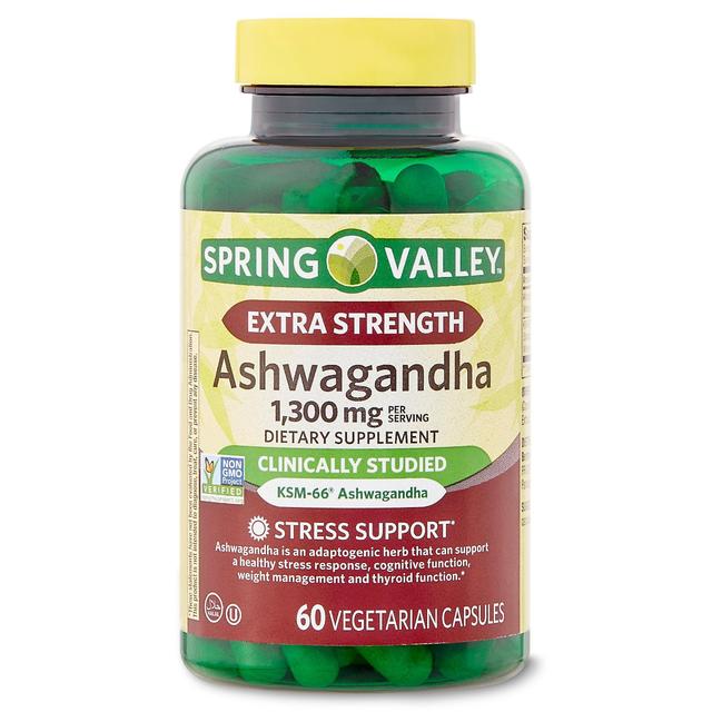 Spring Valley Extra Strength Ashwagandha Dietary Supplement, 60 Ea on Productcaster.