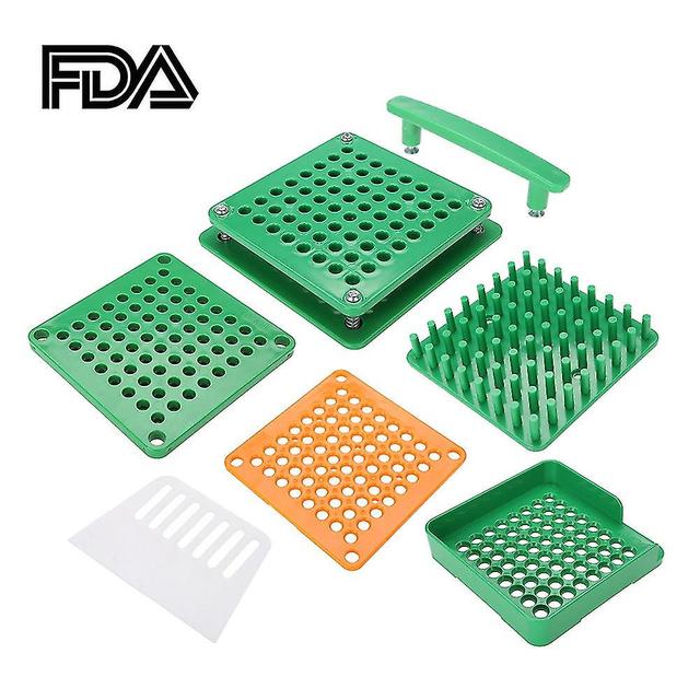 64 Holes Empty Capsule Filler Powder Spreader Plates Capsules Filling Tool 0# Chinese Edition on Productcaster.