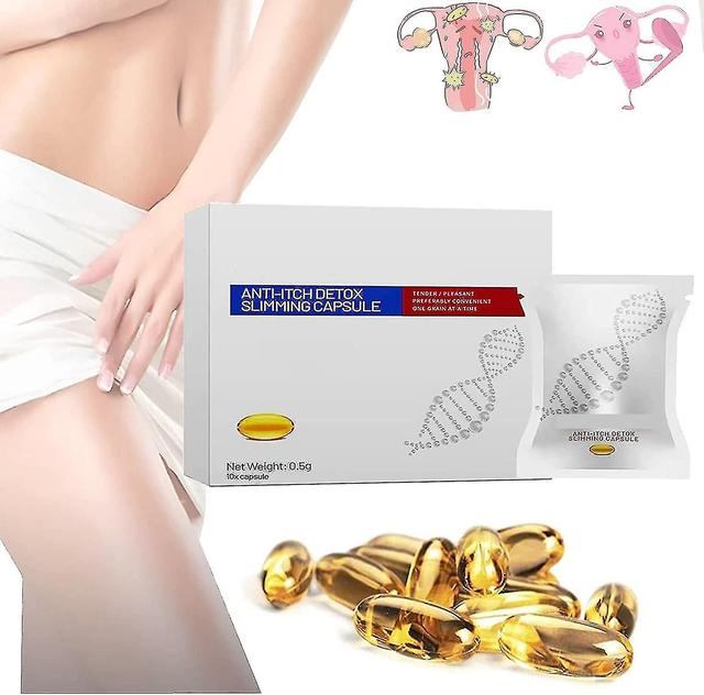 10-50pcs/Anti-itch Detox Slimming Capsule Instant Anti-itch Detox Slimming Product Removes Odor Revert To Tight 20pcs on Productcaster.