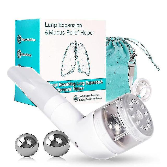 Lung Exerciser & Mucus Removal Device - Breathing Aid Expands Airway Relief Mucus Adsorption For Help Cleaning Lung Mucus, (opep) Therapy Method on Productcaster.