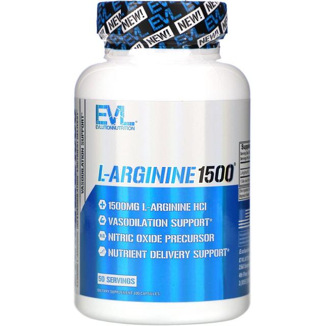 EVLution Nutrition, L-Arginina1500, 100 Cápsulas on Productcaster.