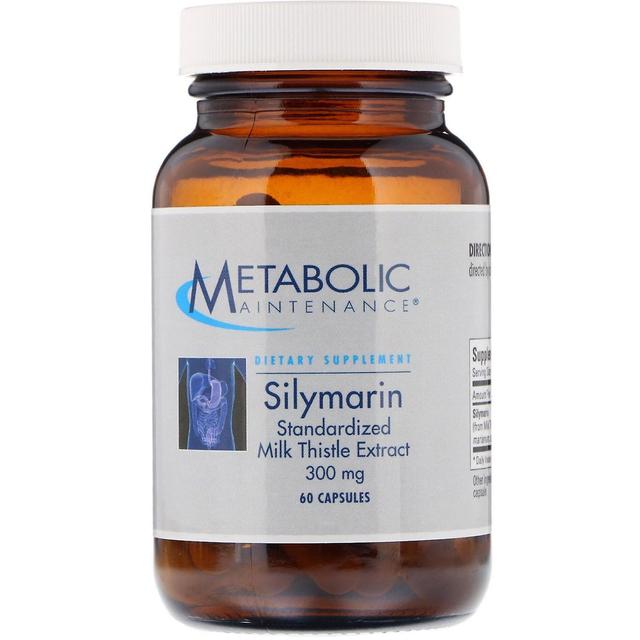 Metabolic Maintenance, Silymarin, Standardized Milk Thistle Extract, 300 mg, 60 on Productcaster.