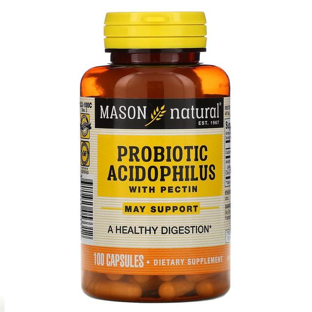 Mason Natural Mason Naturale, Acidofilo probiotico con Pectin, 100 Capsule on Productcaster.