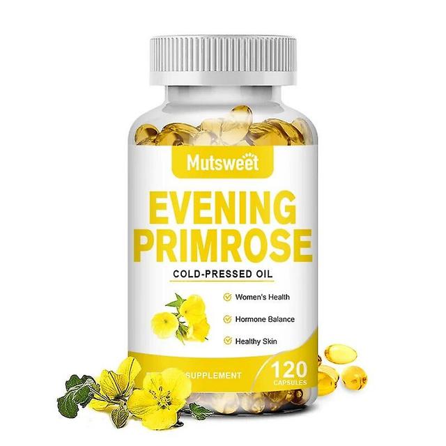 Venalisa MUTSWEET Evening Primrose Oil Supplement Capsules Softgels Skincare Face Firming Female Hormone Balance Immunity Beauty Health 120 pcs on Productcaster.