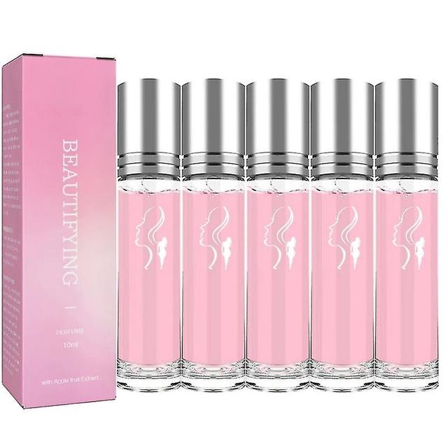 5pcs Pheromone Perfume Roller Ball Pheromone Oil For Women To Attract Men Long Lasting Fragrance on Productcaster.