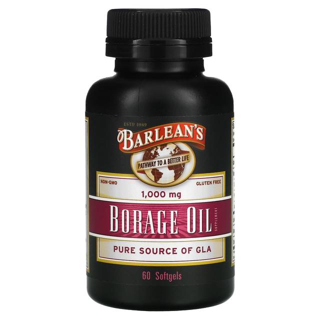 Barlean's, Borage Oil Supplement, 60 Softgels on Productcaster.