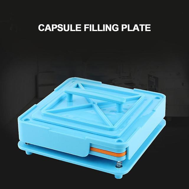 Yunluluzhu 100 Holes Capsules Filling Tool Empty Capsule Plates Capsule Filling Machine 1#blue 1# on Productcaster.