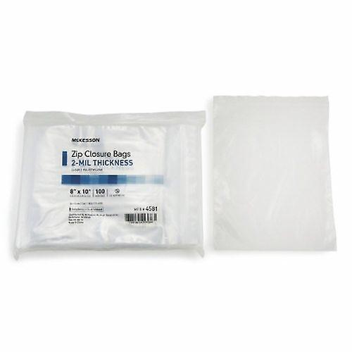 McKesson Zip Closure Bag 8 X 10 Inch Polyethylene Clear, Count of 1 (Pack of 1) on Productcaster.