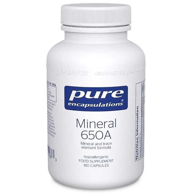 Pure Encapsulations Puhtaat kapselaatiot Mineraali 650A Kapselit 180 on Productcaster.