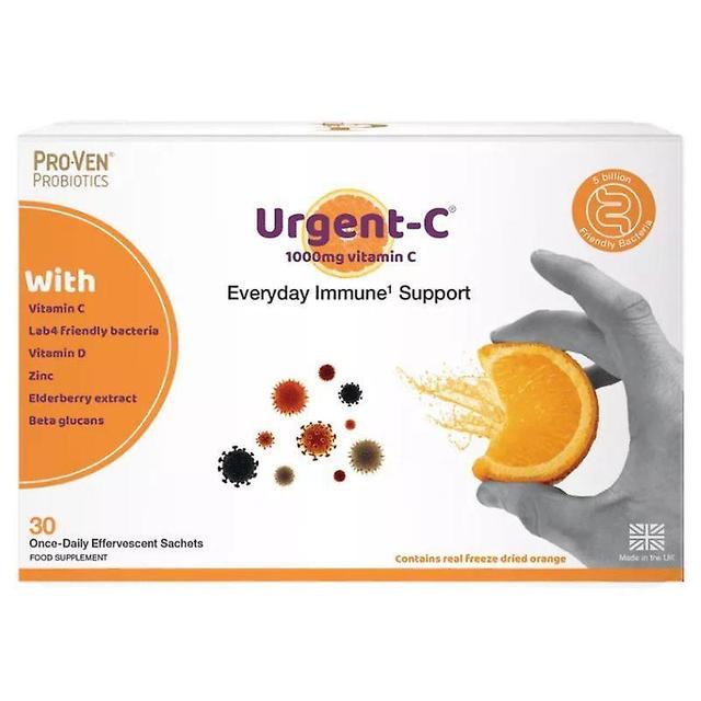 Proven Probiotics Probiotiques éprouvés Urgent-C Everyday Immune Support Sachets 30(PR27) on Productcaster.