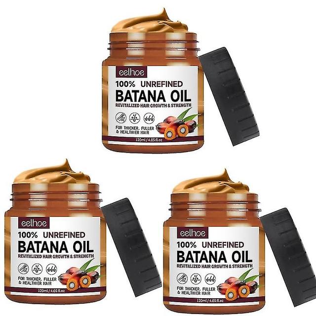 3x Batana Oil Organic For Healthy Hair, Batana Oil For Hair Growth, 100% Natural Batana Oil For Hair Growth, Enhance Hair & Skin Glowance on Productcaster.