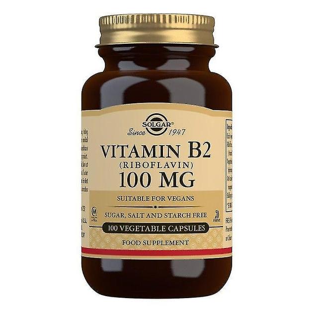 Vitamin B2 100mg Vegicaps 100 (12536648) on Productcaster.