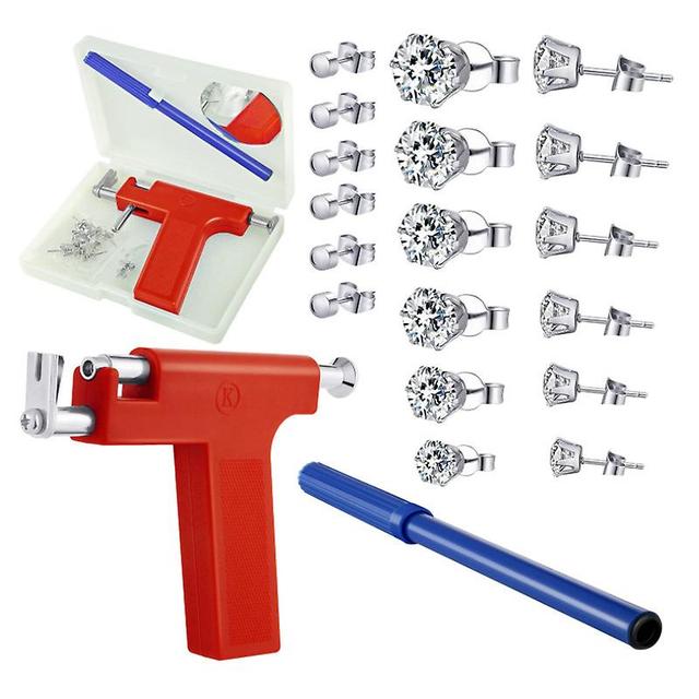 Perforator - Ear Nose Navel Perforator - Ear Punch Kit - Student Ear Punch Gun Children's Ear Punch red on Productcaster.