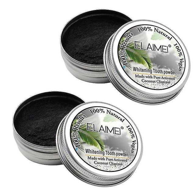 2pcs 20g Teeth Whitening Powder Premium Activated Bamboo Charcoal Powder Scaling Powder Smoke Coffee Tea Stain Remove Oral Hygiene on Productcaster.