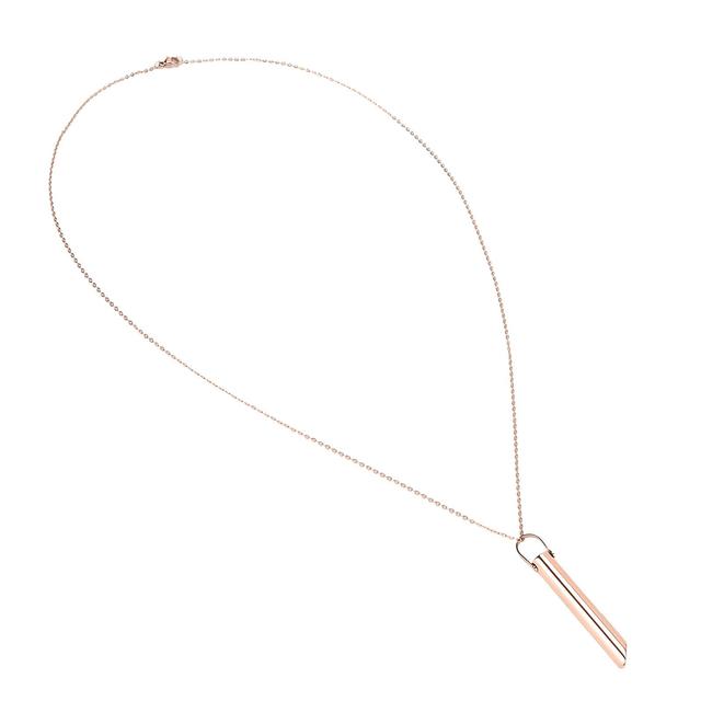 Aespa Ademhaling ketting Unisex modieuze roestvrij staal Stress Relief ketting voor angst ontspanning meditatie Rose goud on Productcaster.