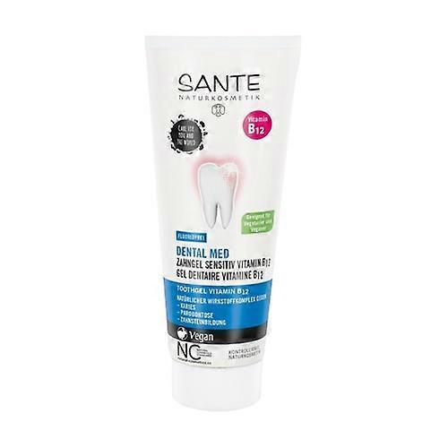 Sante Dental med toothpaste gel with vitamin b12 75 ml of gel on Productcaster.