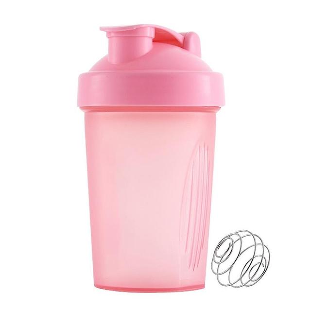 400 Ml Sports Fitness Gym Whey Protein Powder Mixing Bottle pink on Productcaster.