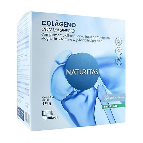 Naturitas Kollageenia ja magnesiumia pusseissa (neutraali maku) 30 pakkausta (neutraali) on Productcaster.