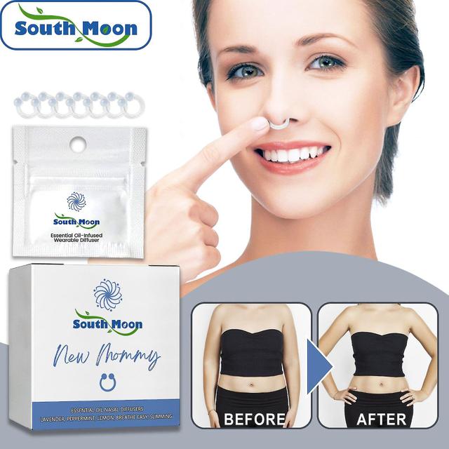 Slimming & Detoxifying Essential Oil Ring, 14pcs Super Slim Slimming & Detoxifying Essential Oil Nose Ring Fz51-3 on Productcaster.