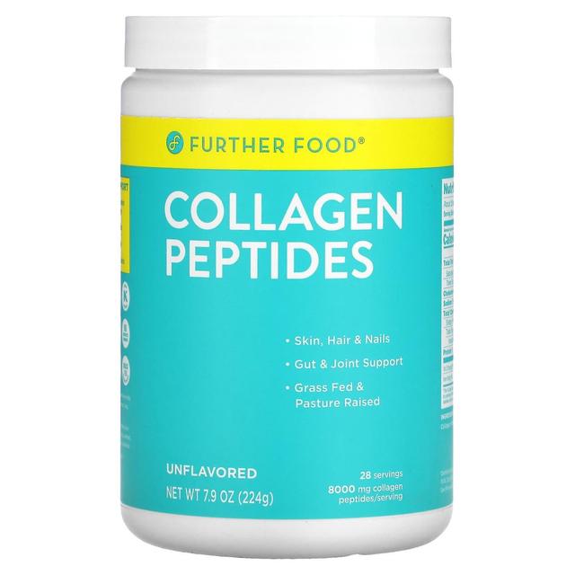 Further Food, Collagen Peptides, Unflavored, 8,000 mg, 7.9 oz (224 g) on Productcaster.