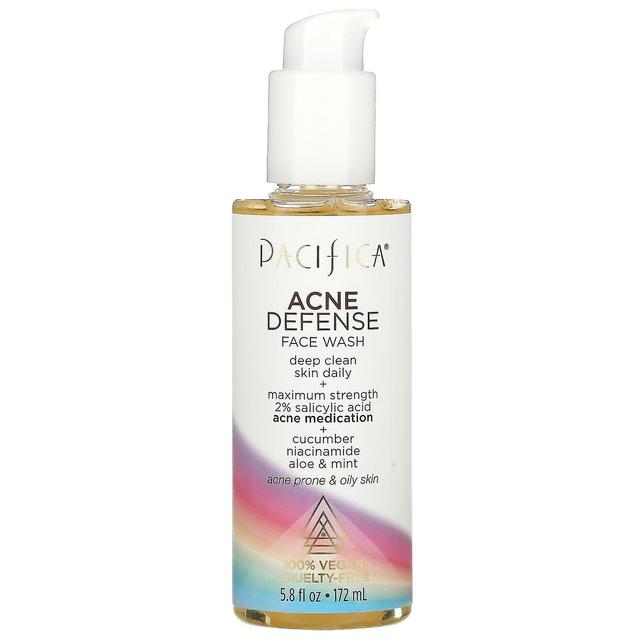 Pacifica, Akne Defense Face Wash, 5,8 fl oz (172 ml) on Productcaster.